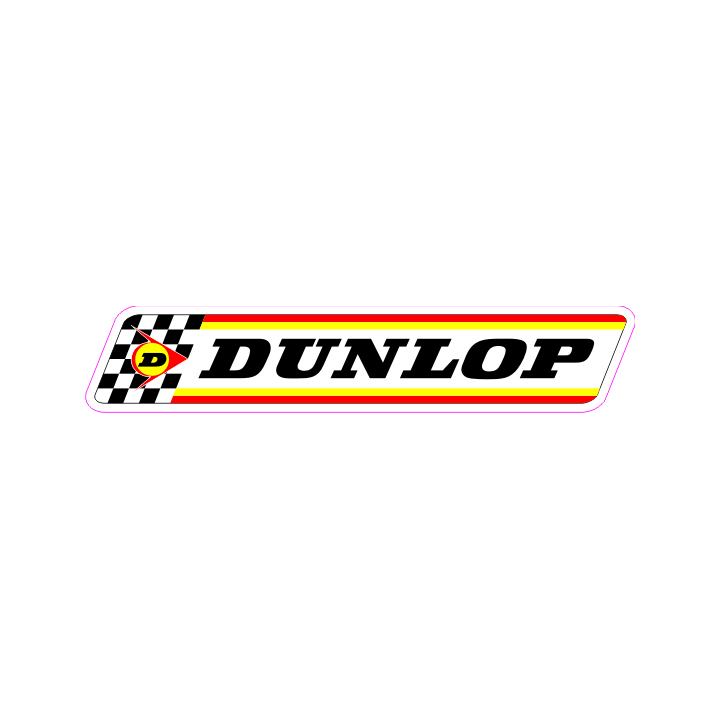Sticker autocollant Dunlop