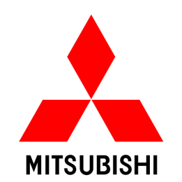 Sticker autocollant Mitsubishi couleur