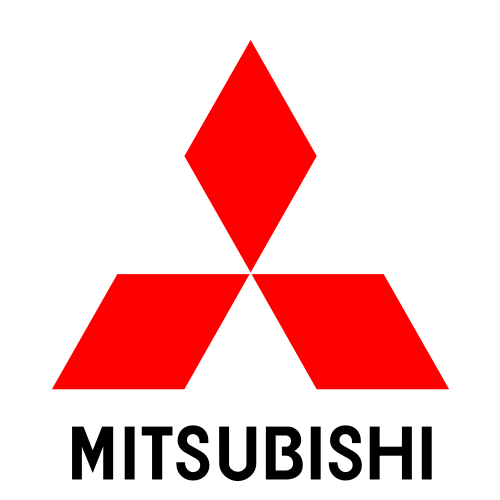 Sticker autocollant Mitsubishi couleur