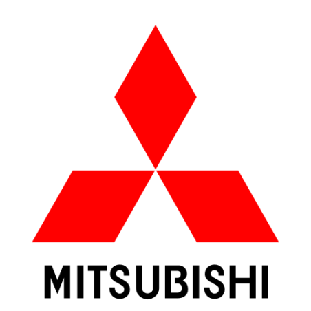 Sticker autocollant Mitsubishi couleur
