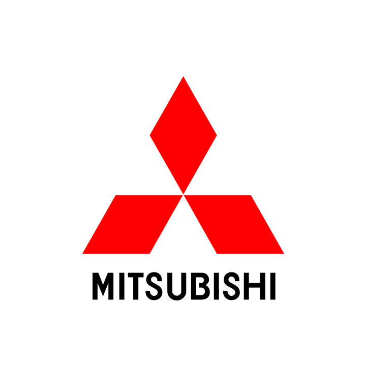 Sticker autocollant Mitsubishi couleur