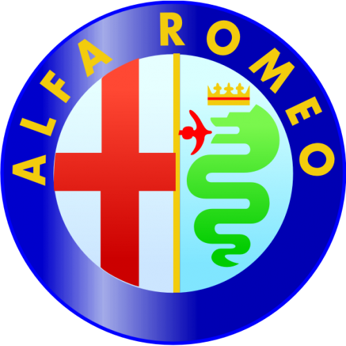 Sticker autocollant Alfa romeo couleur