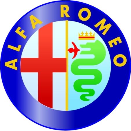 Sticker autocollant Alfa romeo couleur