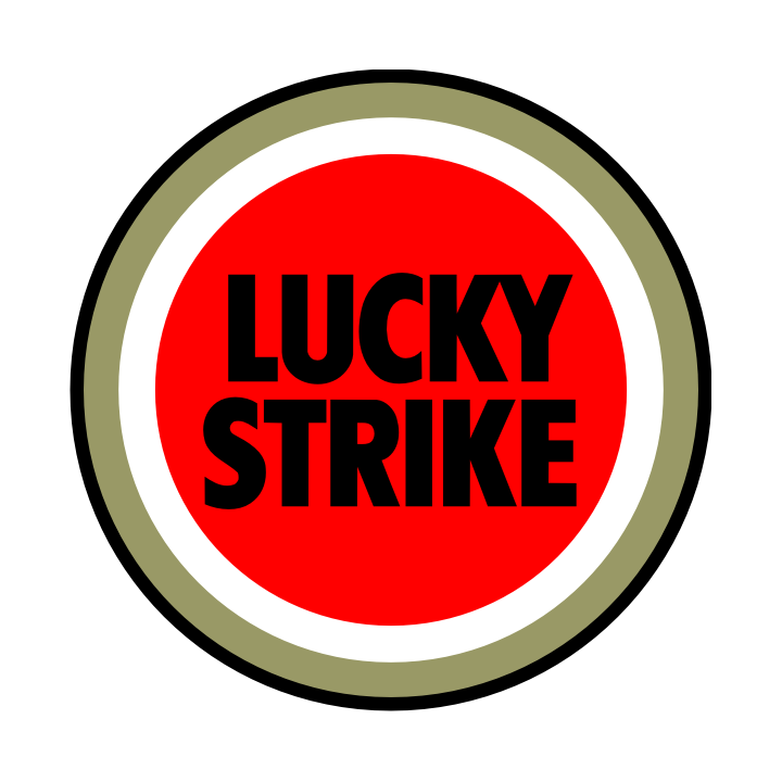 Sticker autocollant Lucky strike