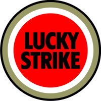 Sticker autocollant Lucky strike