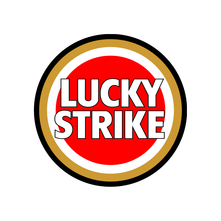 Sticker autocollant Lucky strike