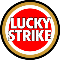 Sticker autocollant Lucky strike