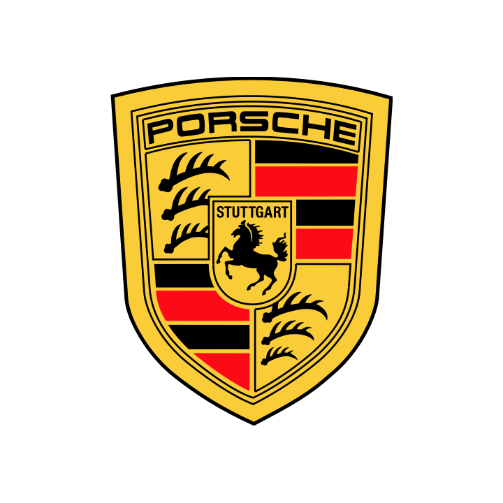 Sticker autocollant Porsche couleur