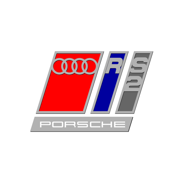Sticker autocollant Porsche old couleur
