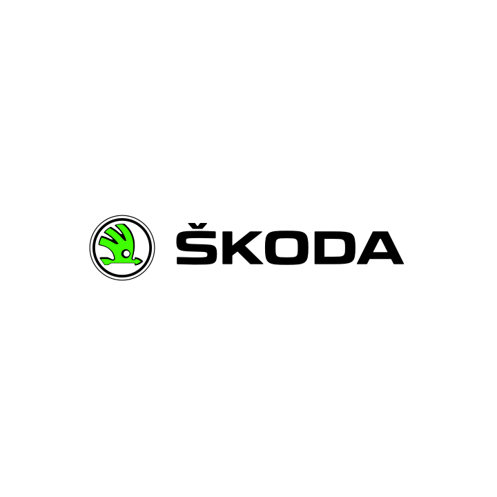 Sticker autocollant Skoda rond