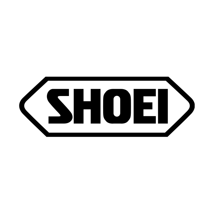 Sticker autocollant Shoei noir