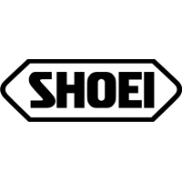 Sticker autocollant Shoei noir