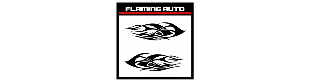 Flaming auto