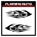 Flaming auto