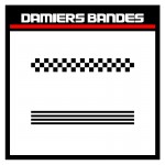 Liseré et bande damier