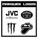 Logo racer et sponsor