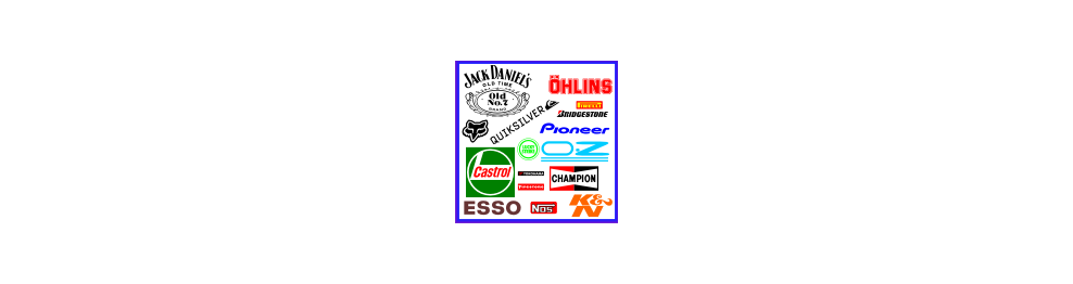 Logo racer et sponsor