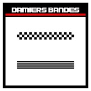 Liseré et bande damier