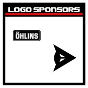 Logo racer et sponsor