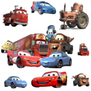 Autocollant cars