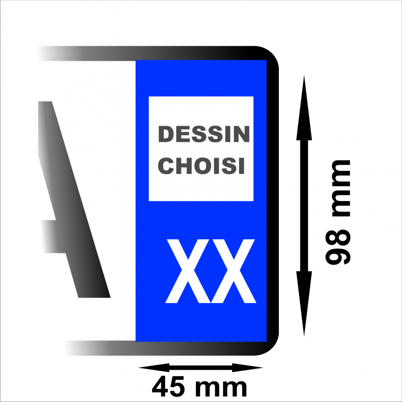 Où trouver des autocollants pour plaque d'immatriculation ?
